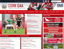 Tablet Screenshot of corkgaa.ie